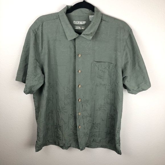 batik bay Other - Batik Bay 100% silk button down shirt